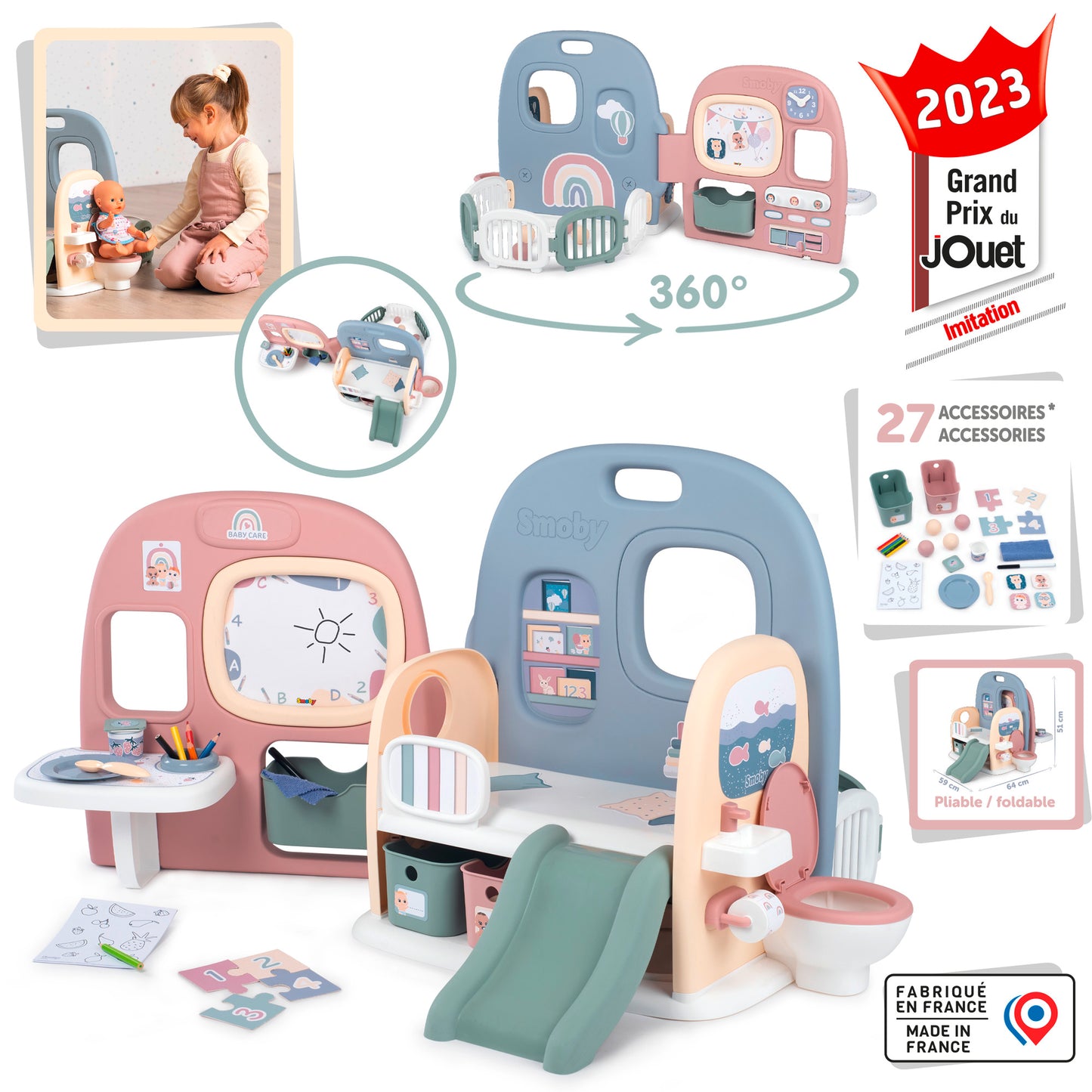 Smoby Baby Care Child Care Centre - 3 Years +