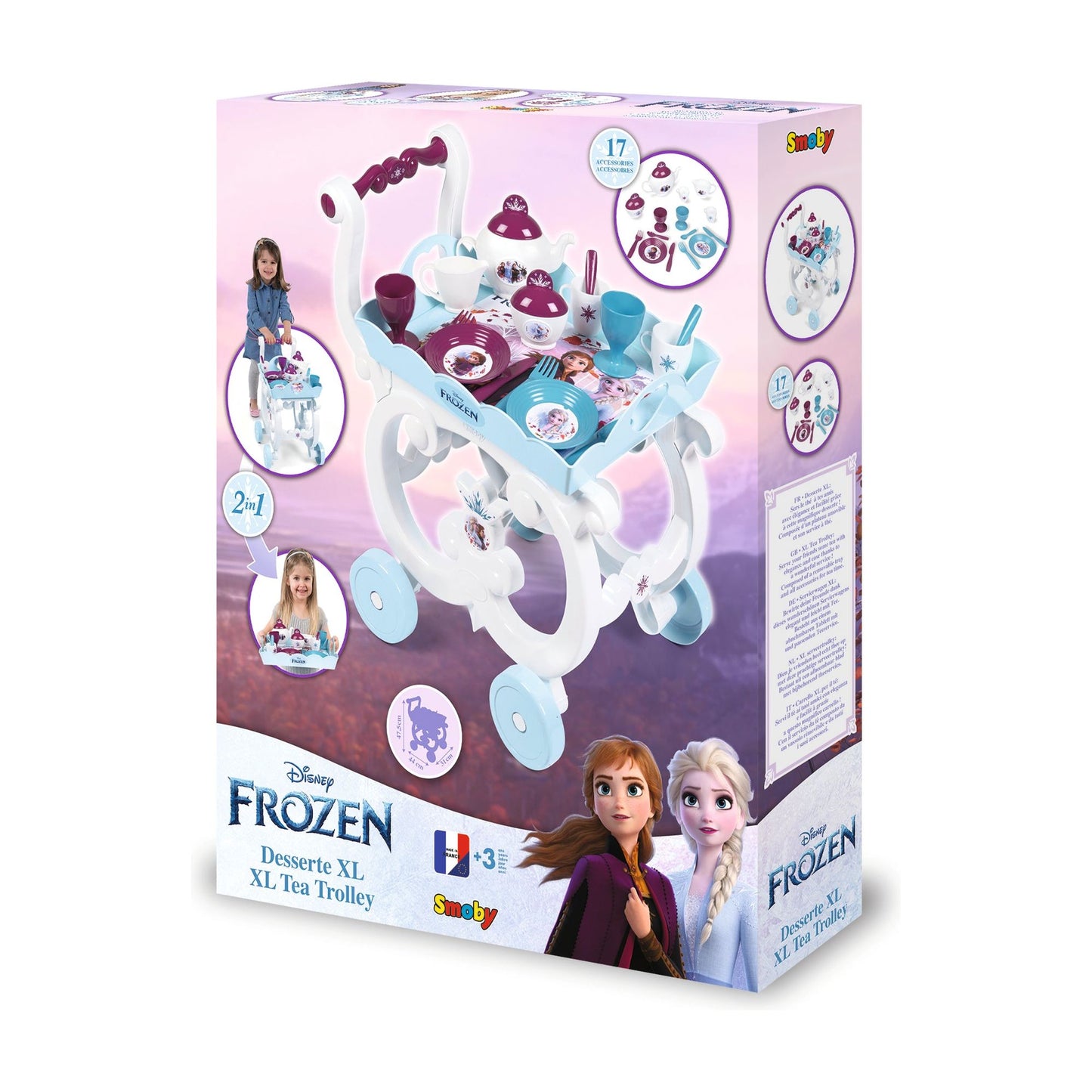 Smoby Frozen XL Tea Trolley - 3 Years +