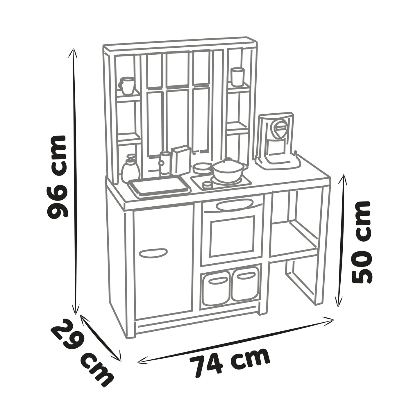 Smoby Loft Kitchen - 3 Years +