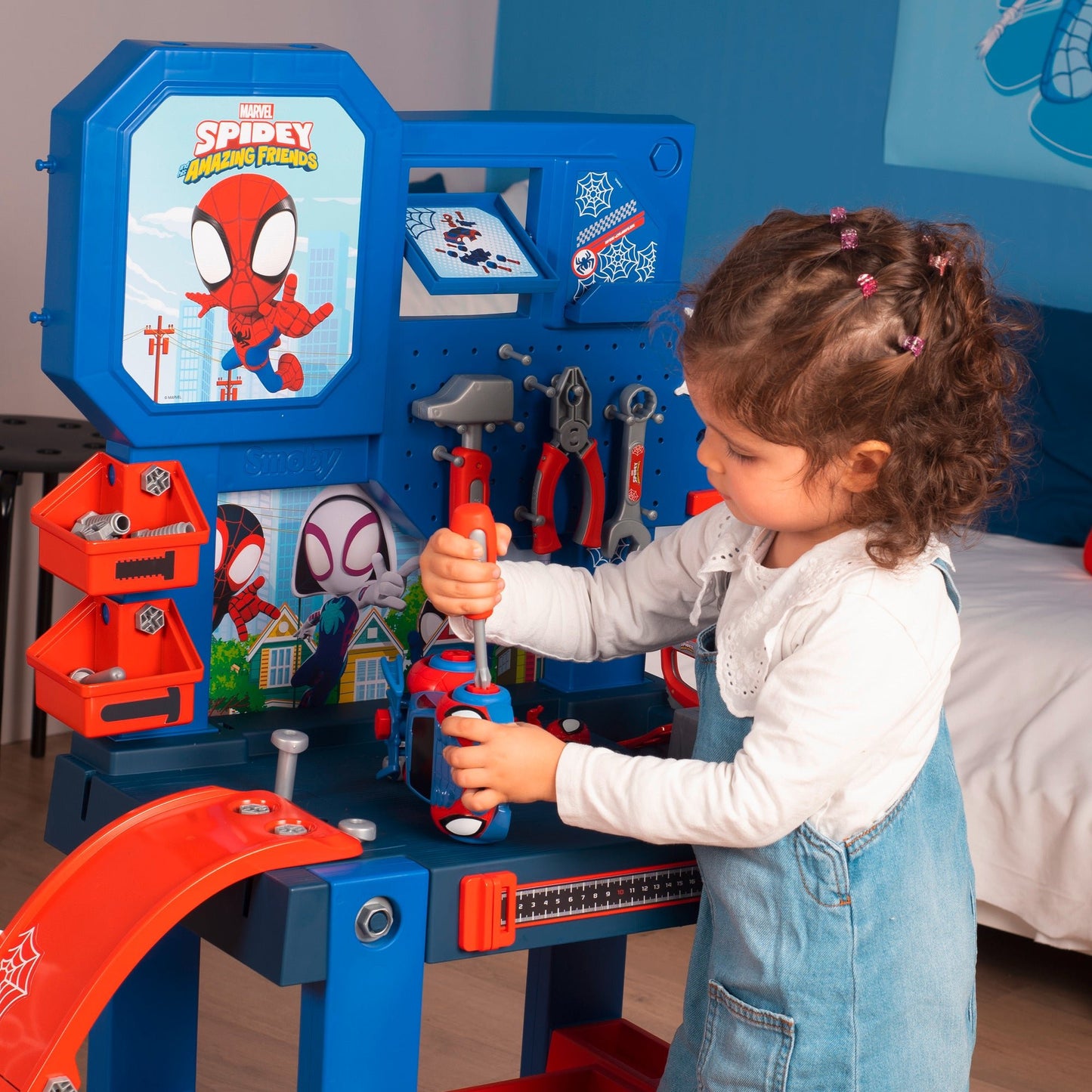 Smoby Spider-Man Bricolo Workbench - 3 Years +
