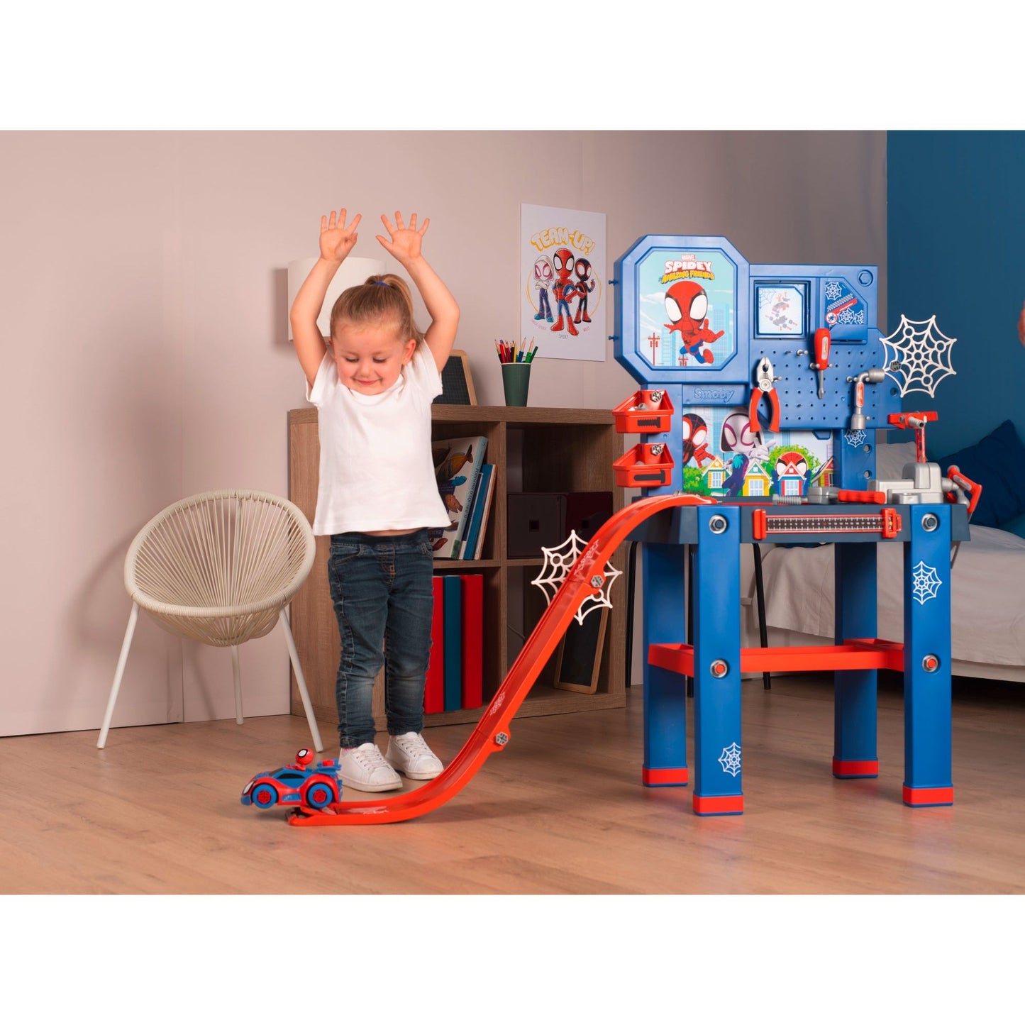 Smoby Spider-Man Bricolo Workbench - 3 Years +