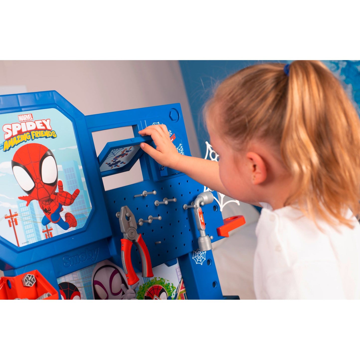 Smoby Spider-Man Bricolo Workbench - 3 Years +
