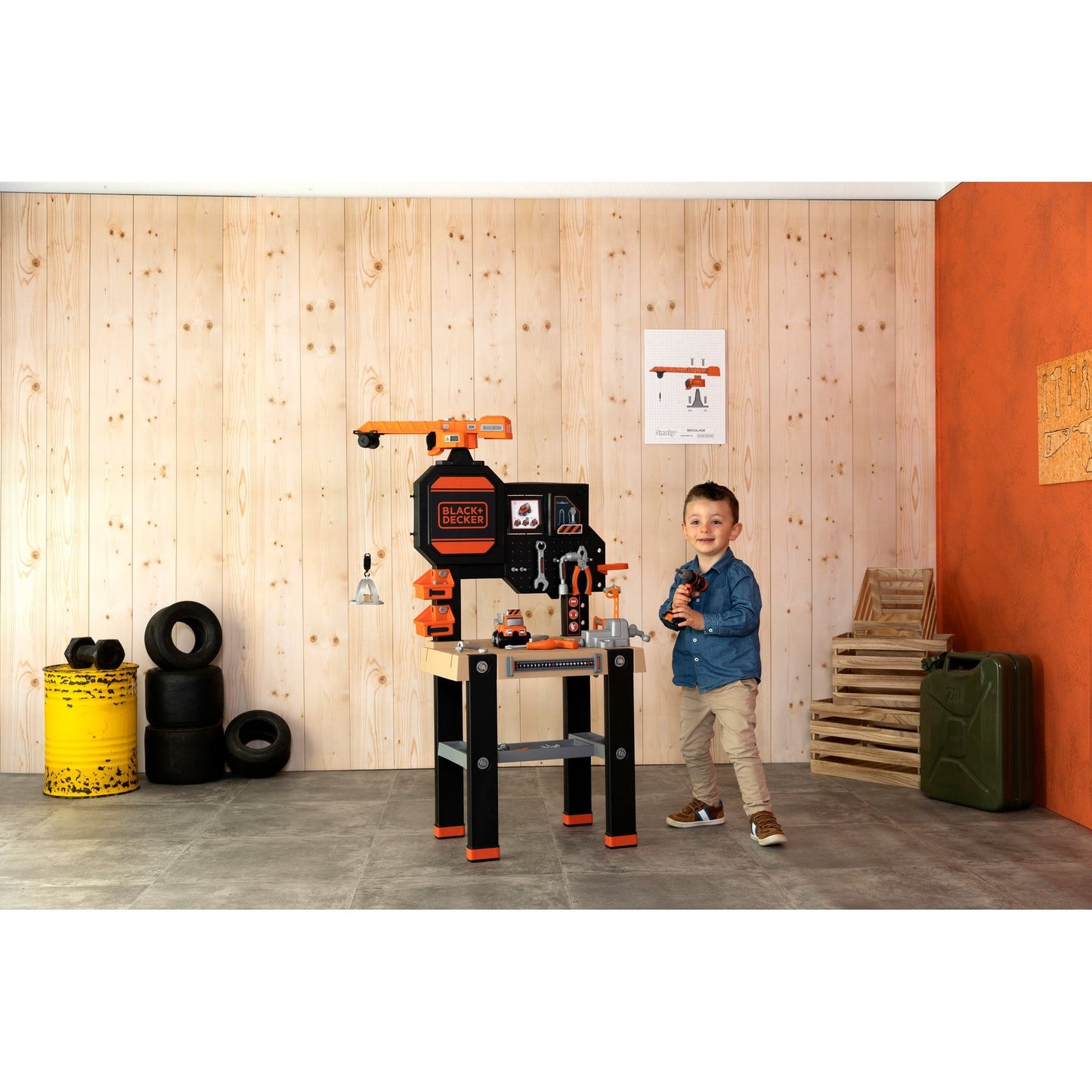 Smoby Black & Decker Bricolo Builder Workbench