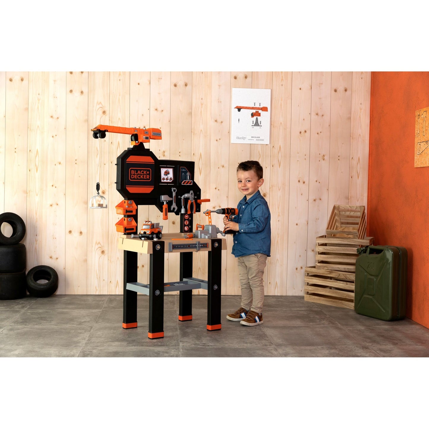Smoby Black & Decker Bricolo Builder Workbench