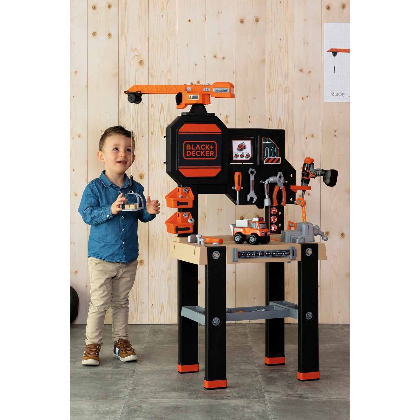 Smoby Black & Decker Bricolo Builder Workbench