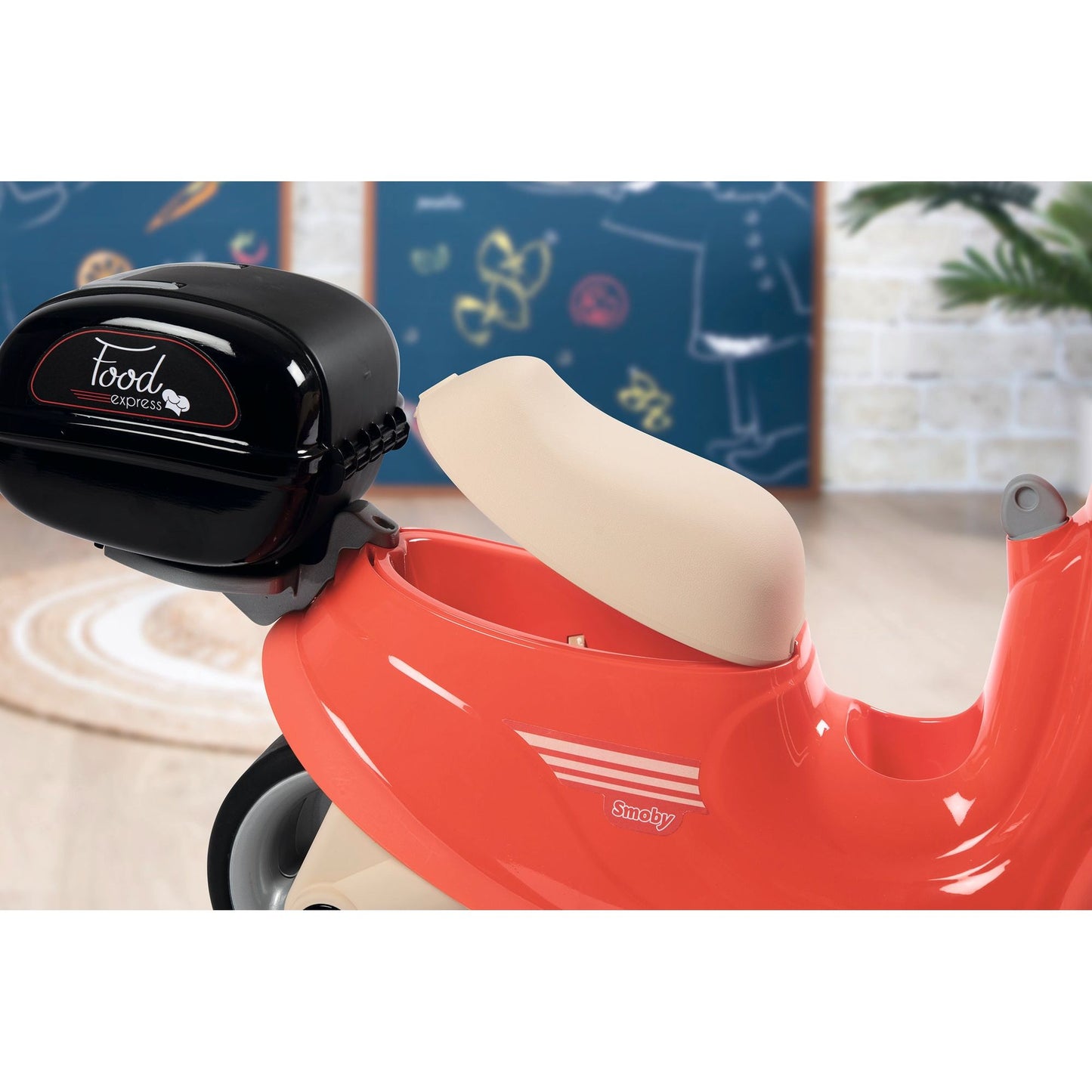 Smoby Food Express Scooter Ride-On - 18 Mths +