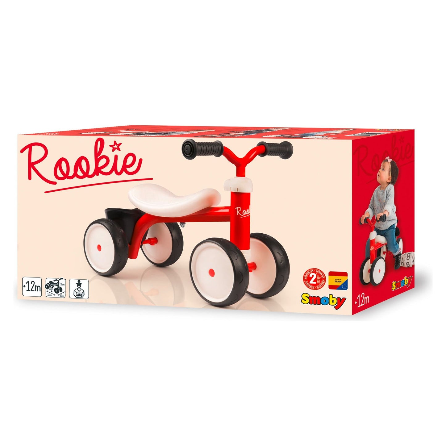 Smoby Rookie Ride-On - 12 Months +