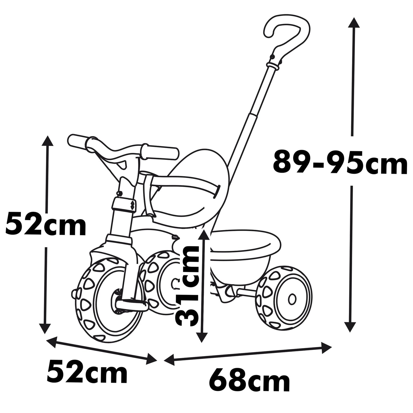 Smoby Be Move Trike - Pink