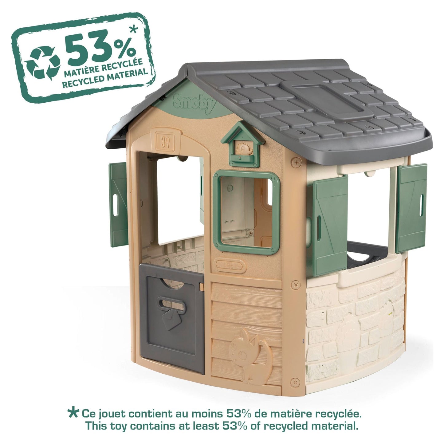 Smoby Life Jura Lodge Playhouse - 2 Years +