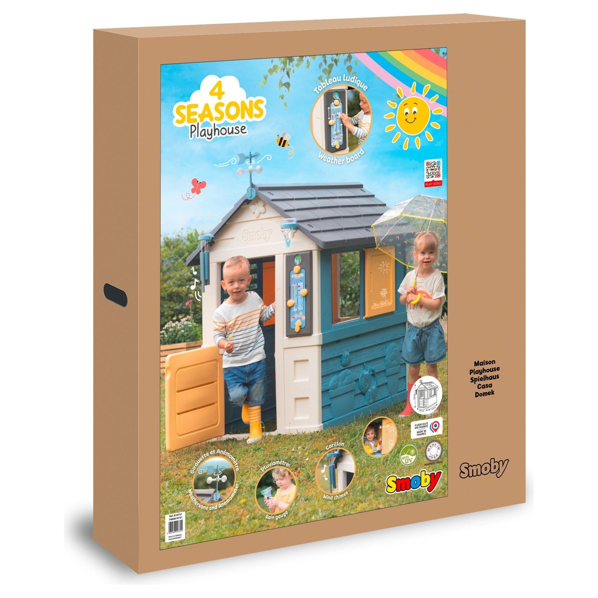 Smoby 4 Seasons Playhouse - 2 Years + - The Online Toy Shop - 4 - Smoby