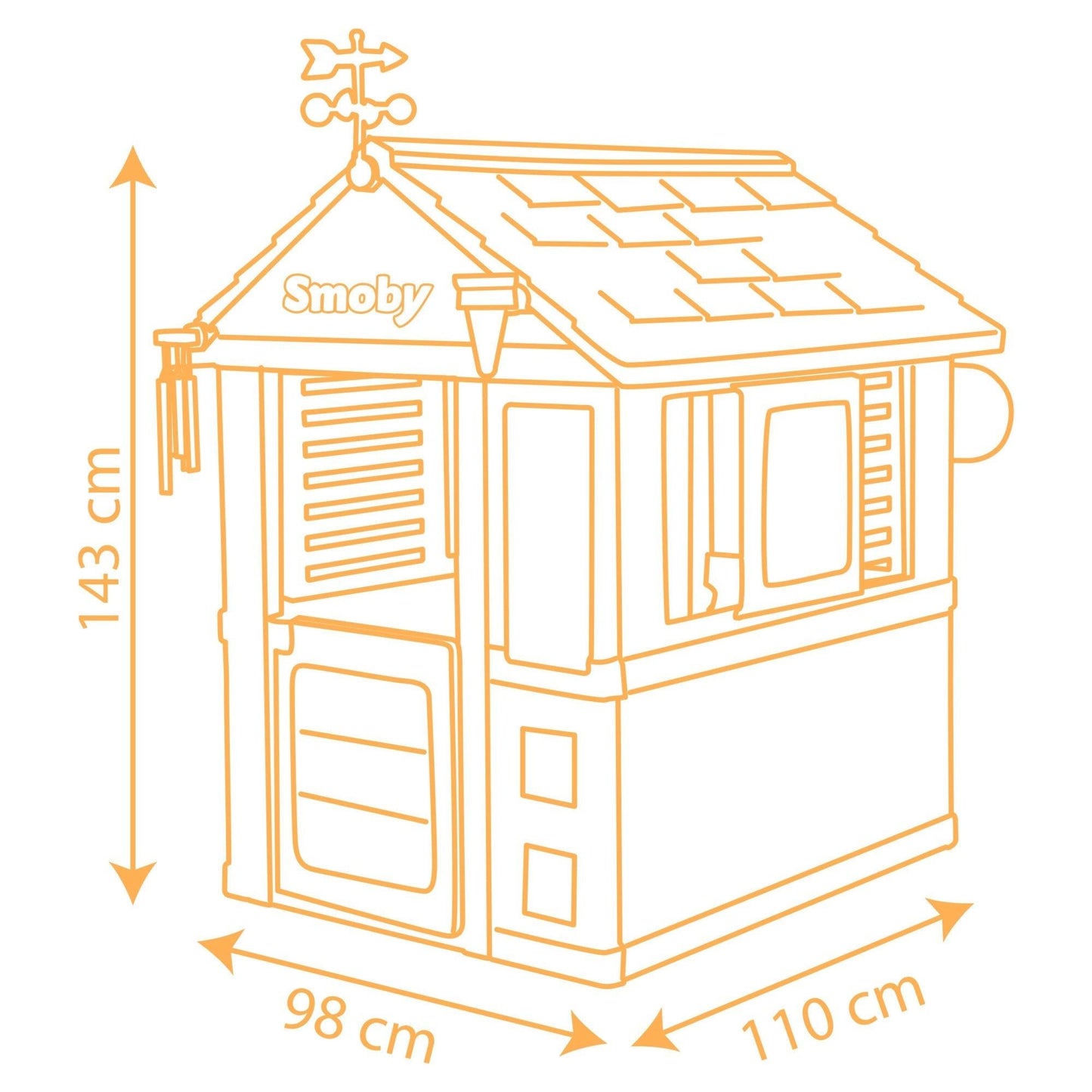 Smoby 4 Seasons Playhouse - 2 Years + - The Online Toy Shop - 5 - Smoby