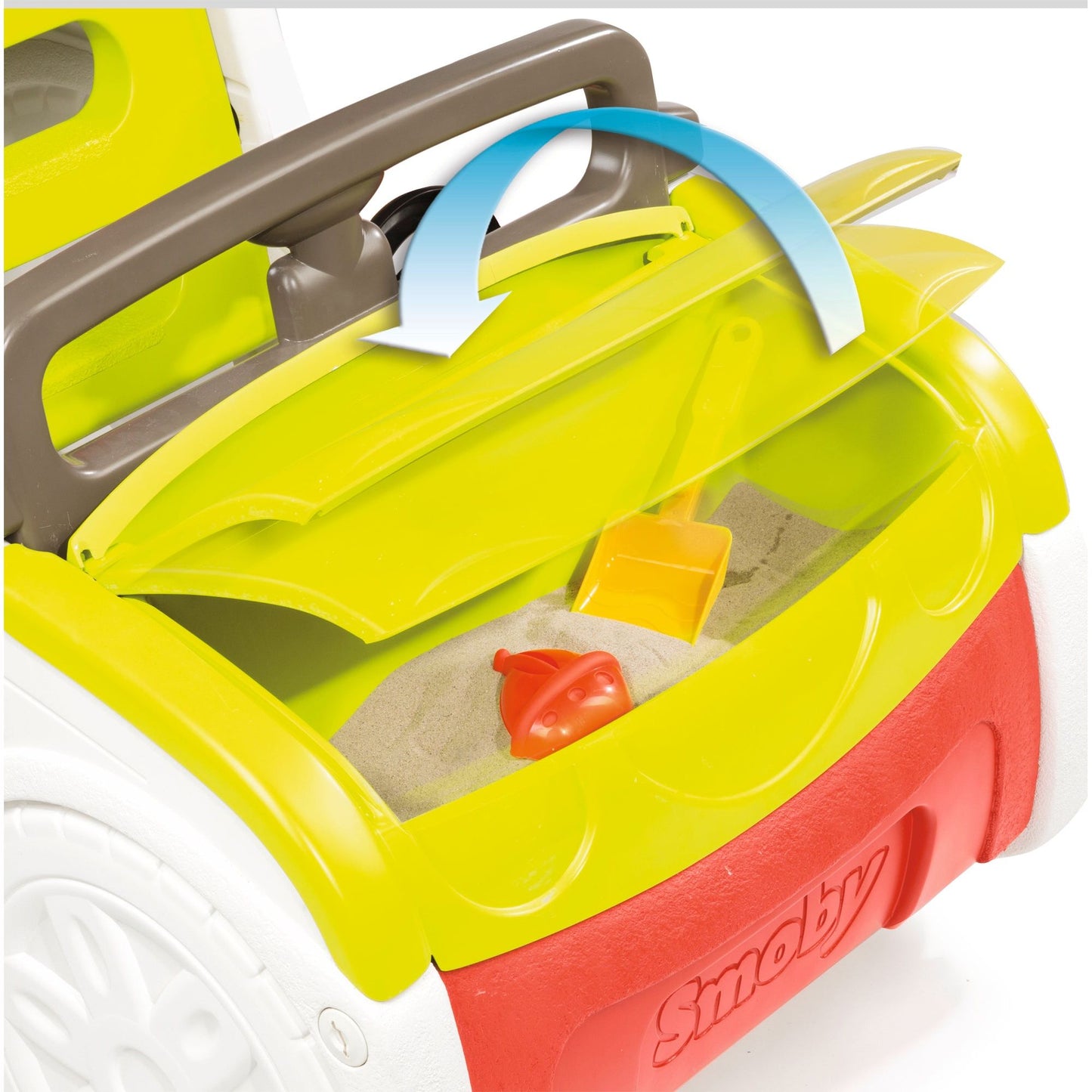 Smoby Adventure Car with Slide & Sandpit