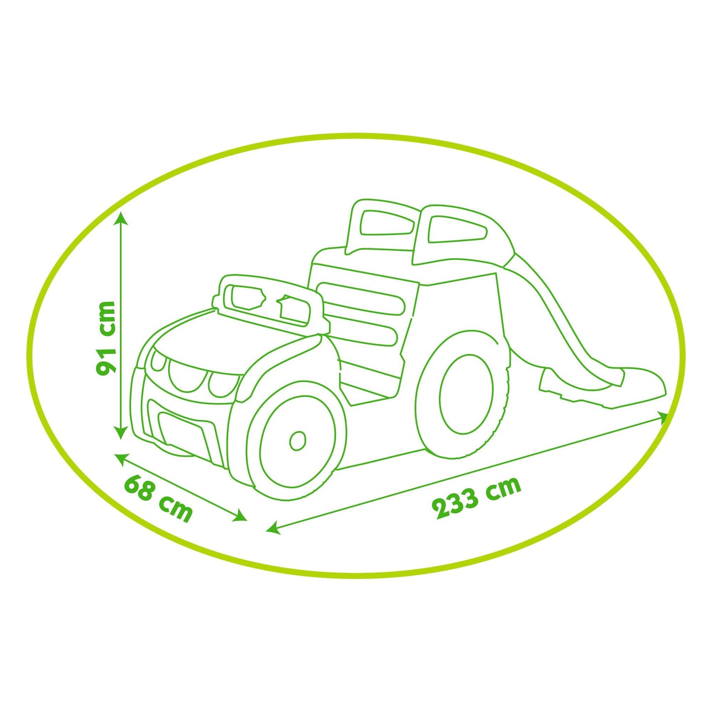 Smoby Adventure Car with Slide & Sandpit