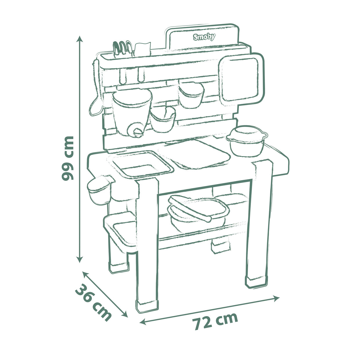 Smoby Life Mud Kitchen