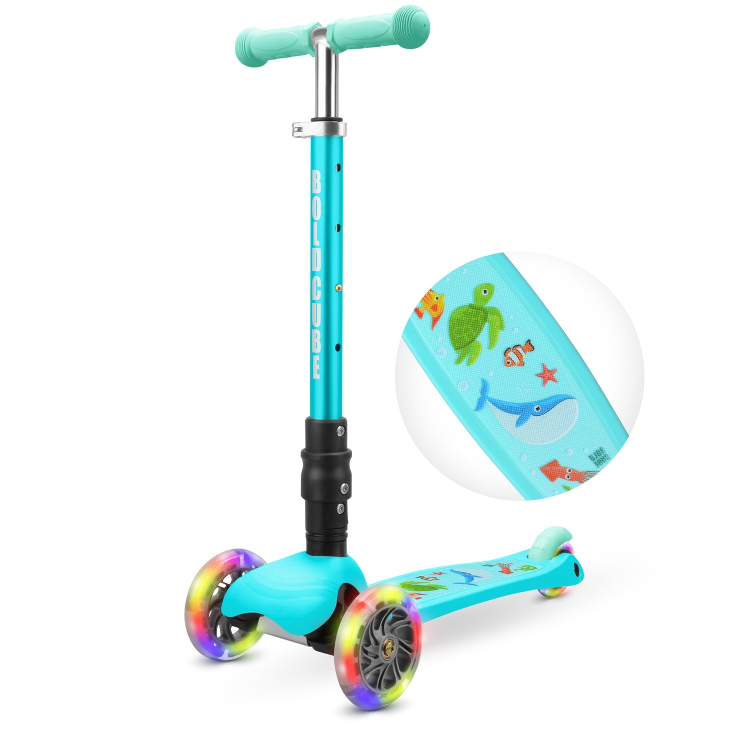 BOLDCUBE Ocean - Teeny Fold 3 Wheel Scooter