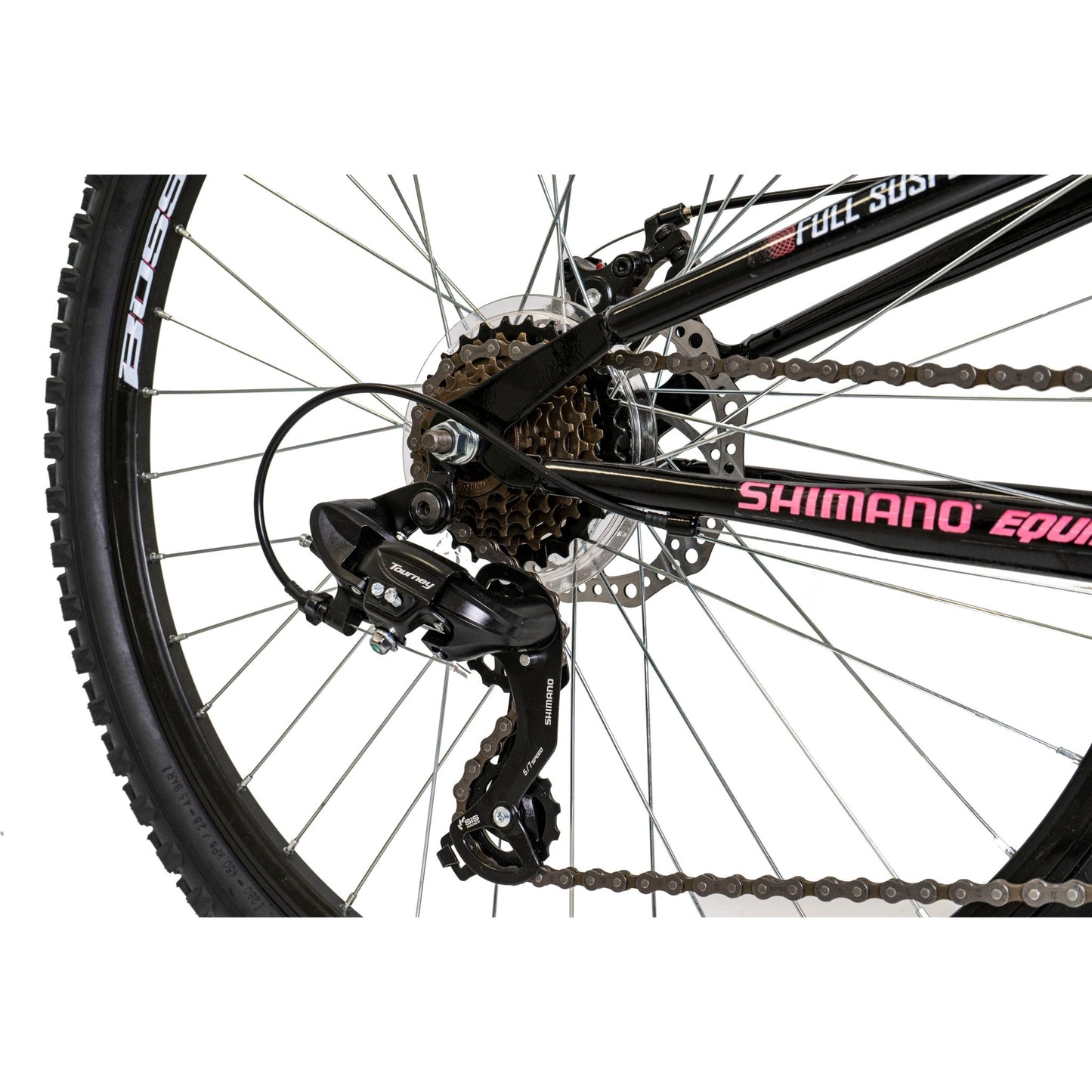 Boss Stealth 26 Inch Bike Black/Pink