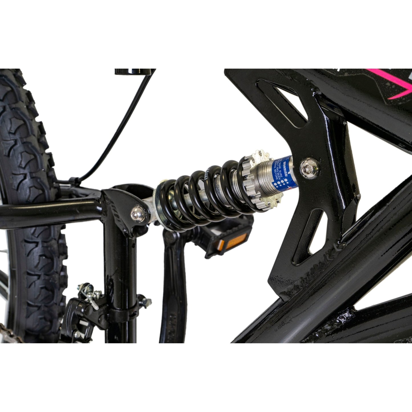 Boss Stealth 26 Inch Bike Black/Pink
