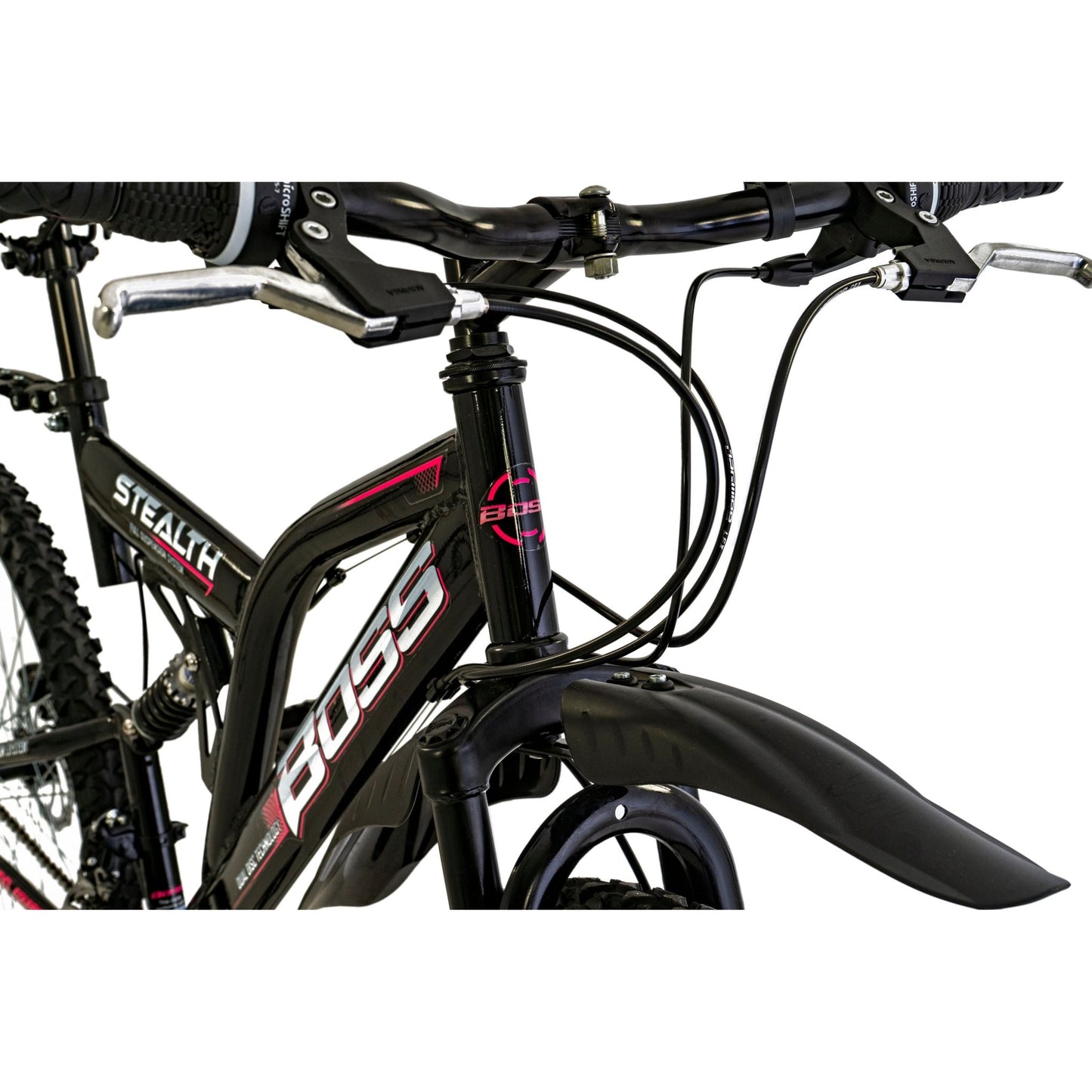 Boss Stealth 26 Inch Bike Black/Pink