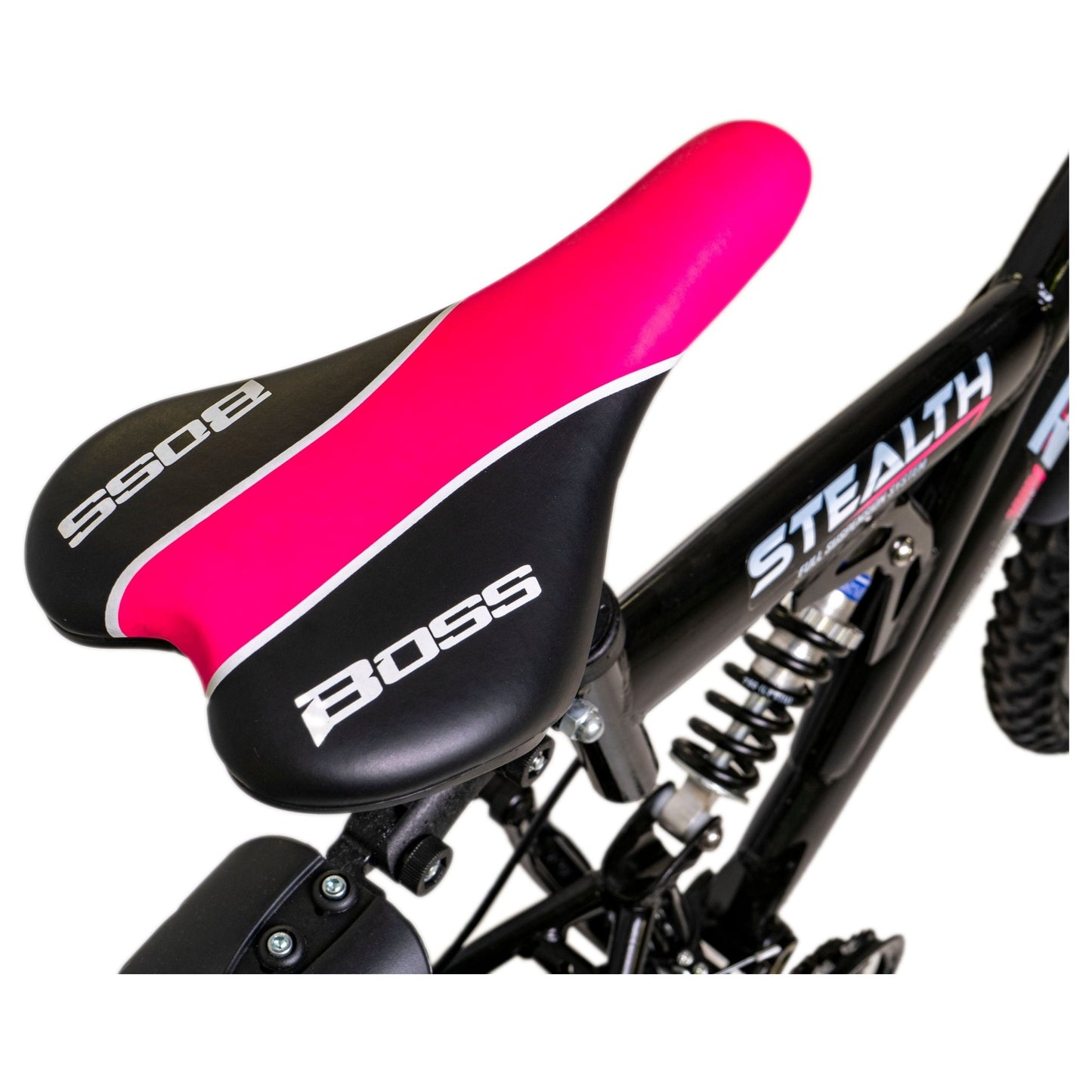 Boss Stealth 26 Inch Bike Black/Pink
