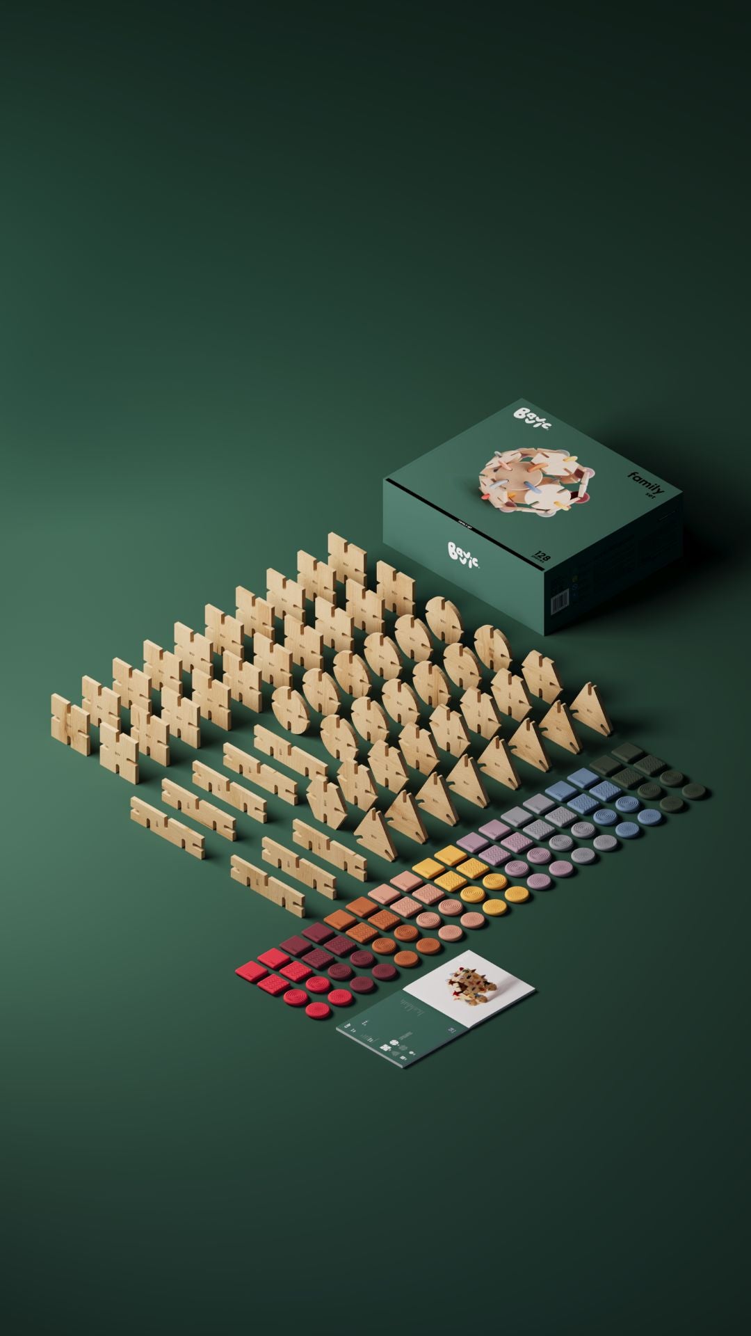 Bavvic - Family Set - 128 Pieces
