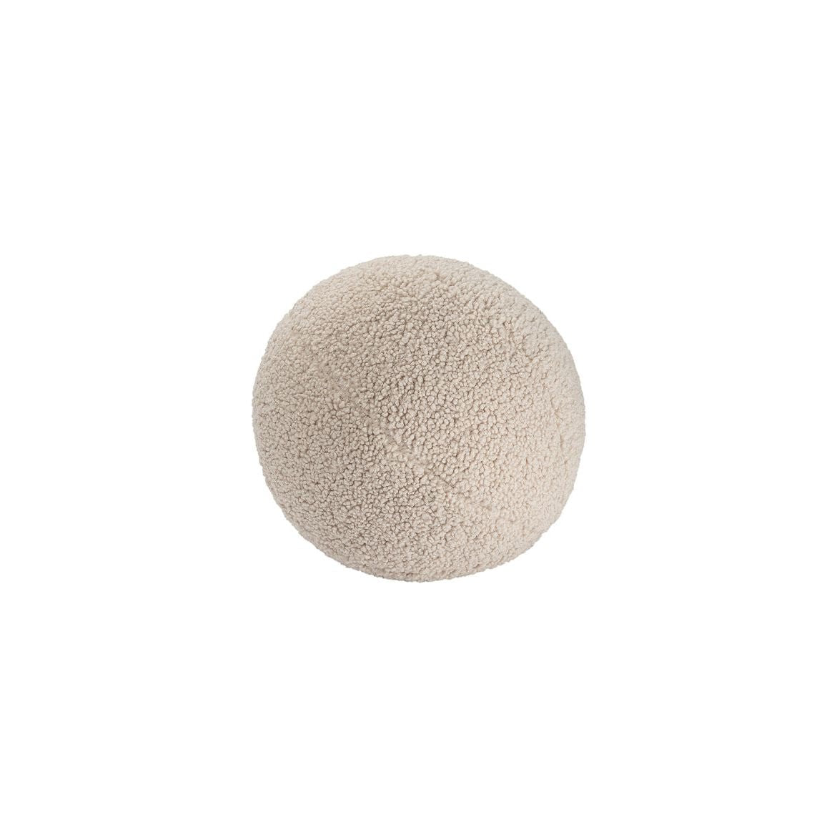 Wigiwama Ball Cushion - Teddy Boucle