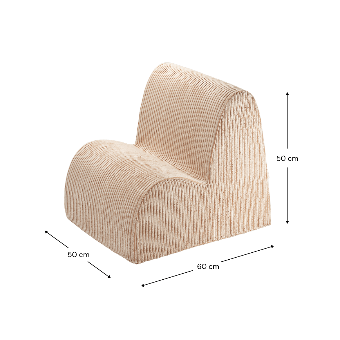 Wigiwama Cloud Chair - Teddy Boucle