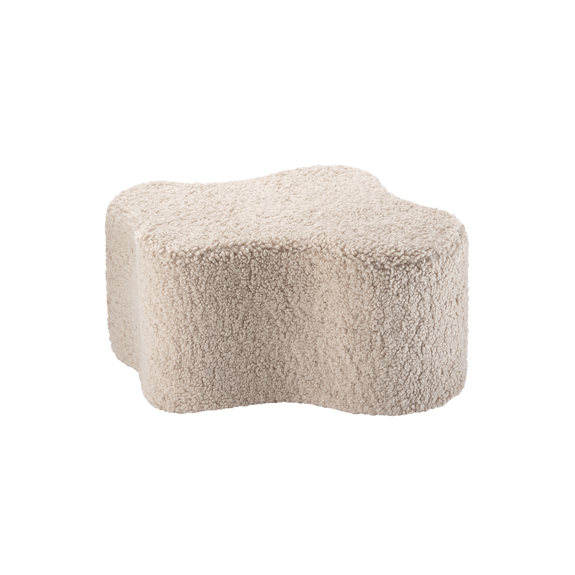 Wigiwama Cloud Pouffe - Teddy Boucle