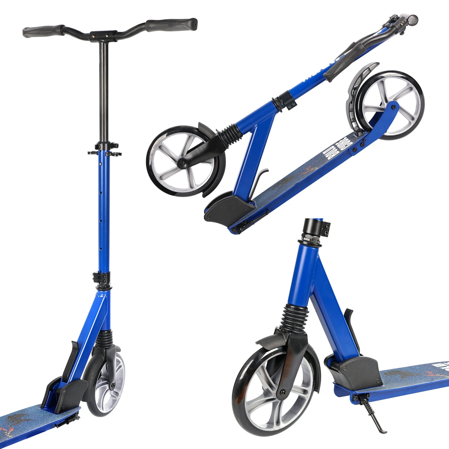 BOLDCUBE Navy - Big 2 Wheel Scooter