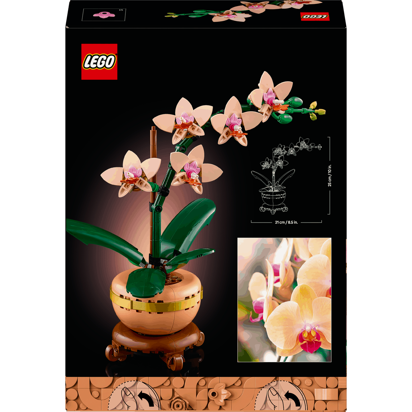 Lego Botanicals 10343 Mini Orchid Building Set for Adults Ages 18 & Up
