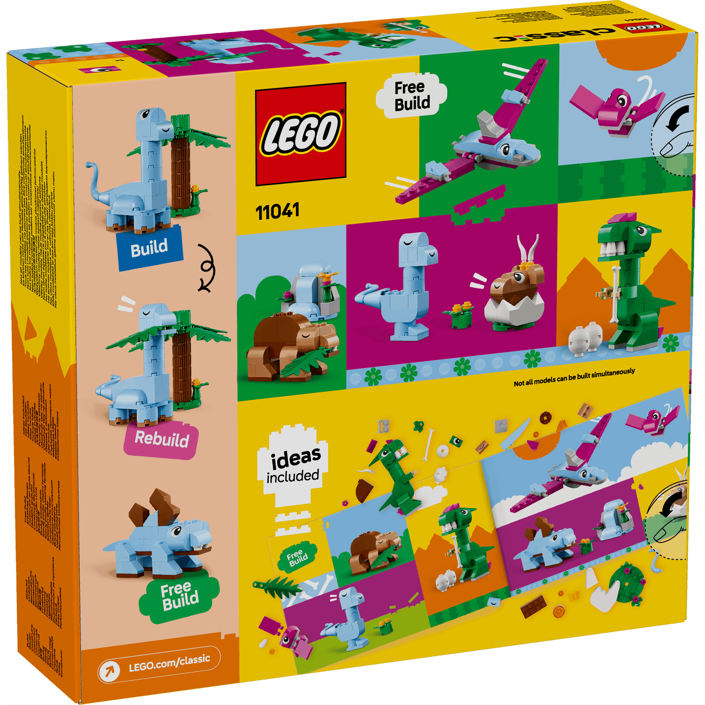 Lego Classic 11041 Creative Dinosaurs Toy Playset for Ages 5 and Up