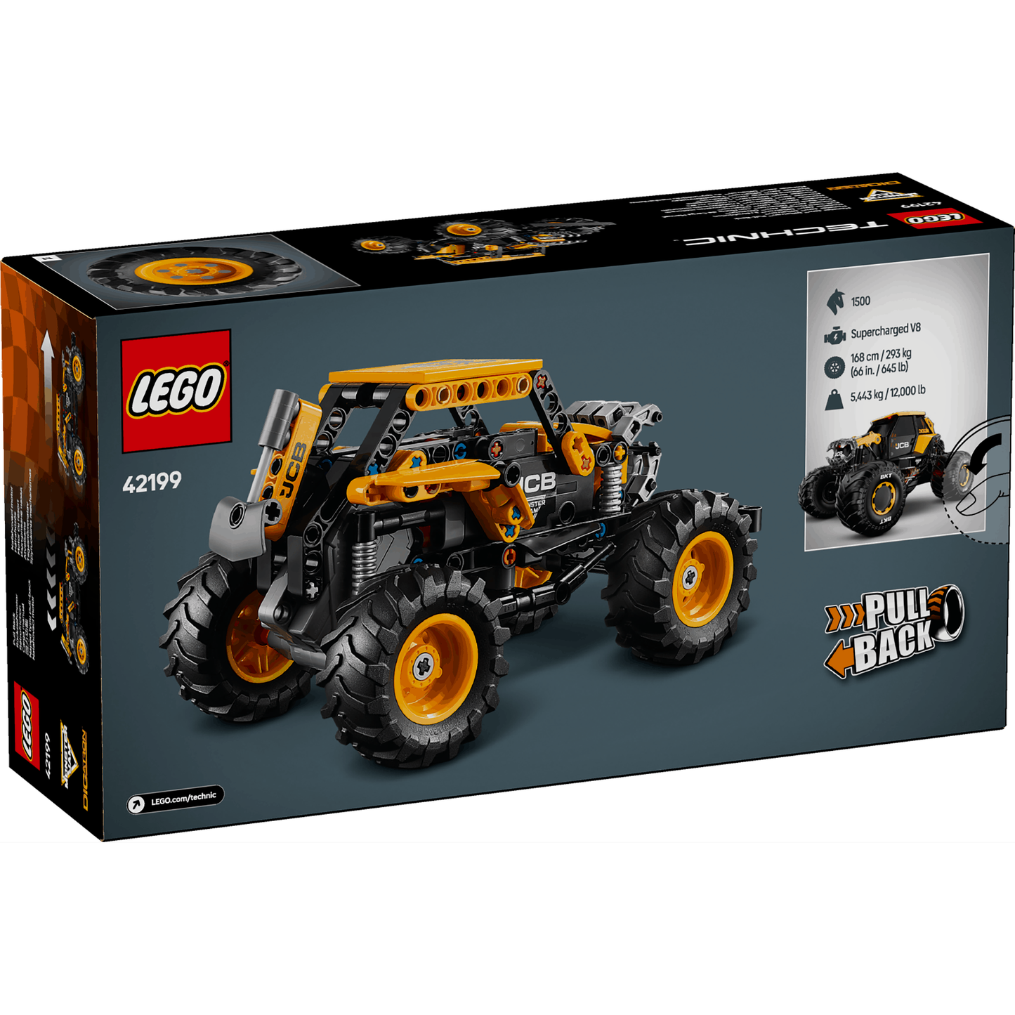 Lego Technic 42199 Monster Jam DIGatron Pull-Back Playset for Ages 7+