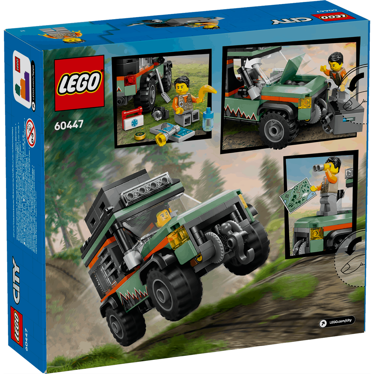 Lego City 60447 Off-Road 4x4 Mountain Truck Playset for Ages 6 and Up