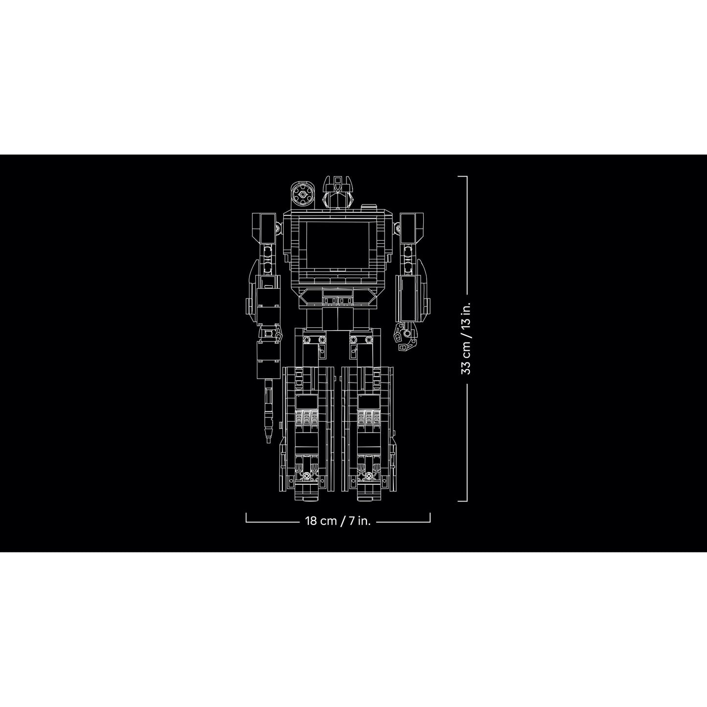 Lego Icons 10358 Transformers: Soundwave for Collectors Aged 18 and Up