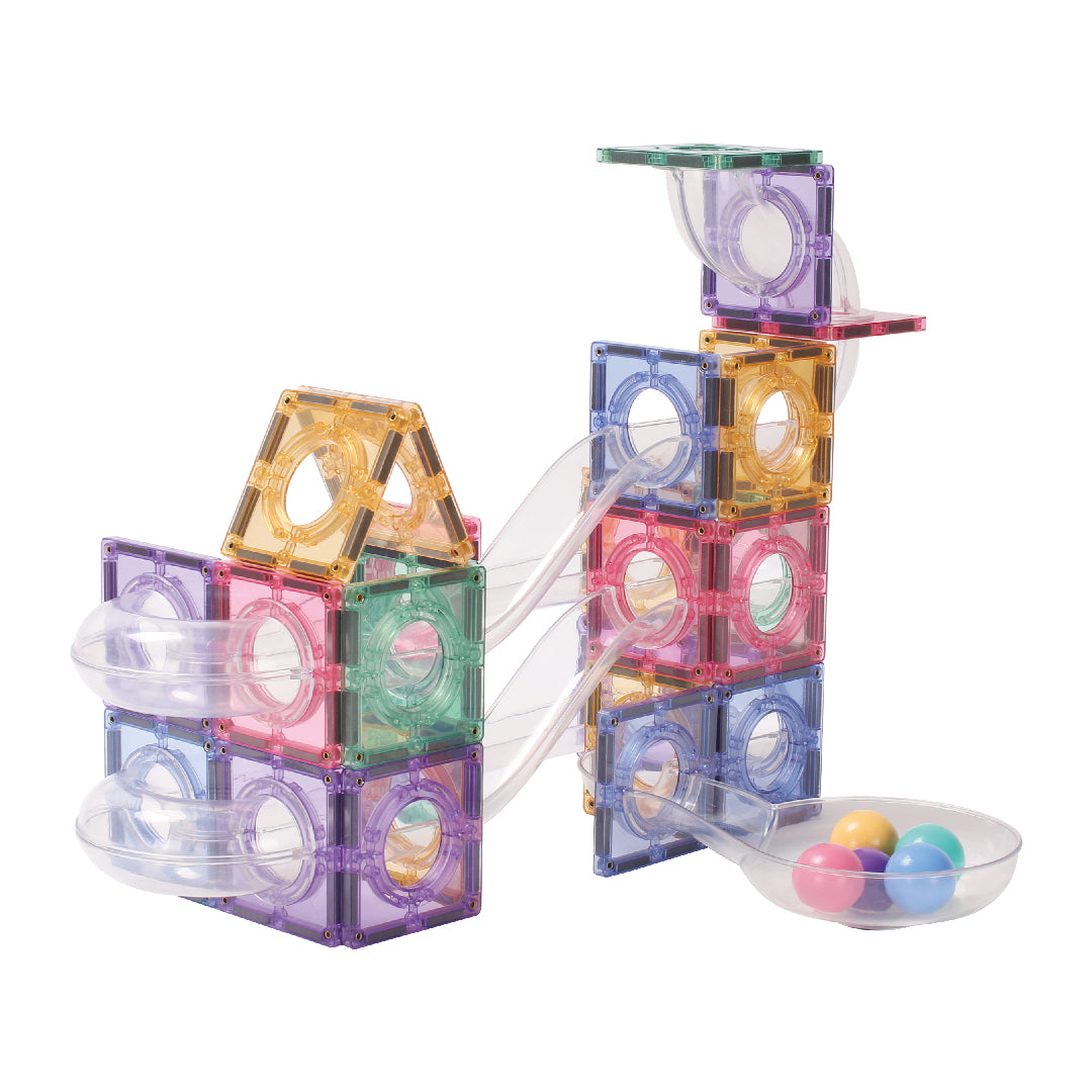 Cleverclixx Ball Run Creative Pack Pastel 70 pieces