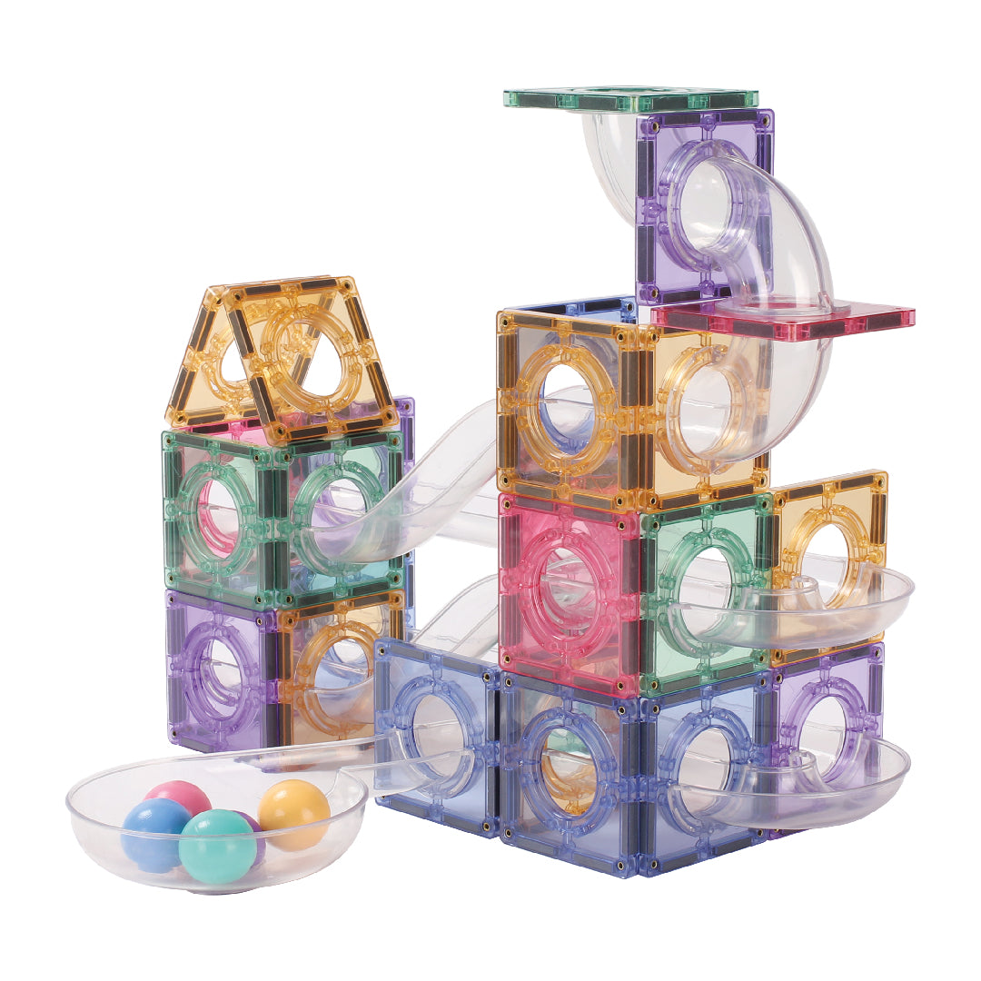 Cleverclixx Ball Run Creative Pack Pastel 70 pieces