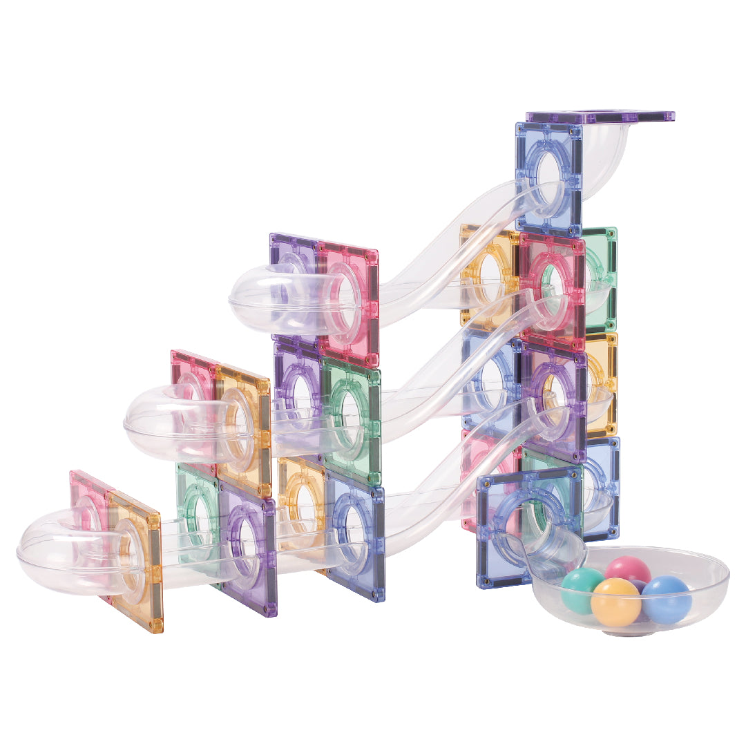Cleverclixx Ball Run Creative Pack Pastel 70 pieces