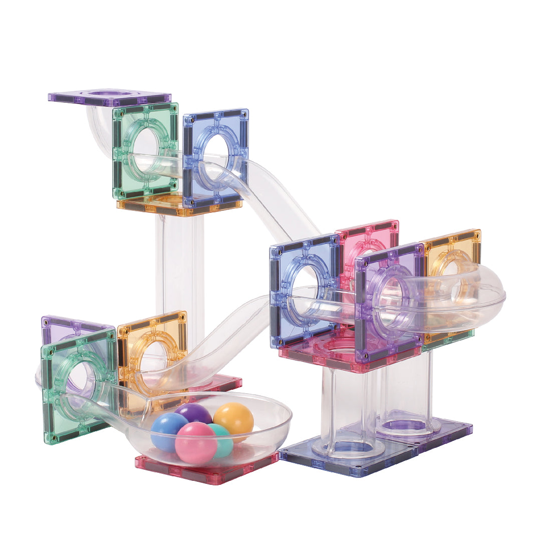 Cleverclixx Ball Run Creative Pack Pastel 70 pieces
