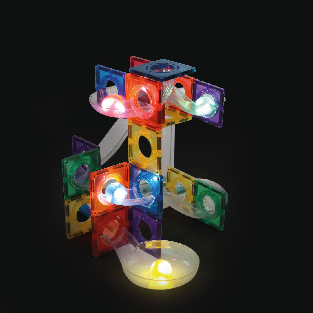 CleverClixx - Ball Run Dazzling Lights Pack Intense 100 Pieces