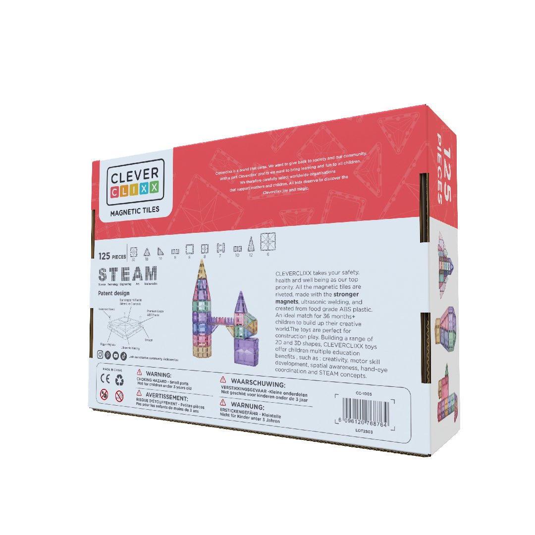 CleverClixx - Large Creative Pack Pastel 125 Pieces