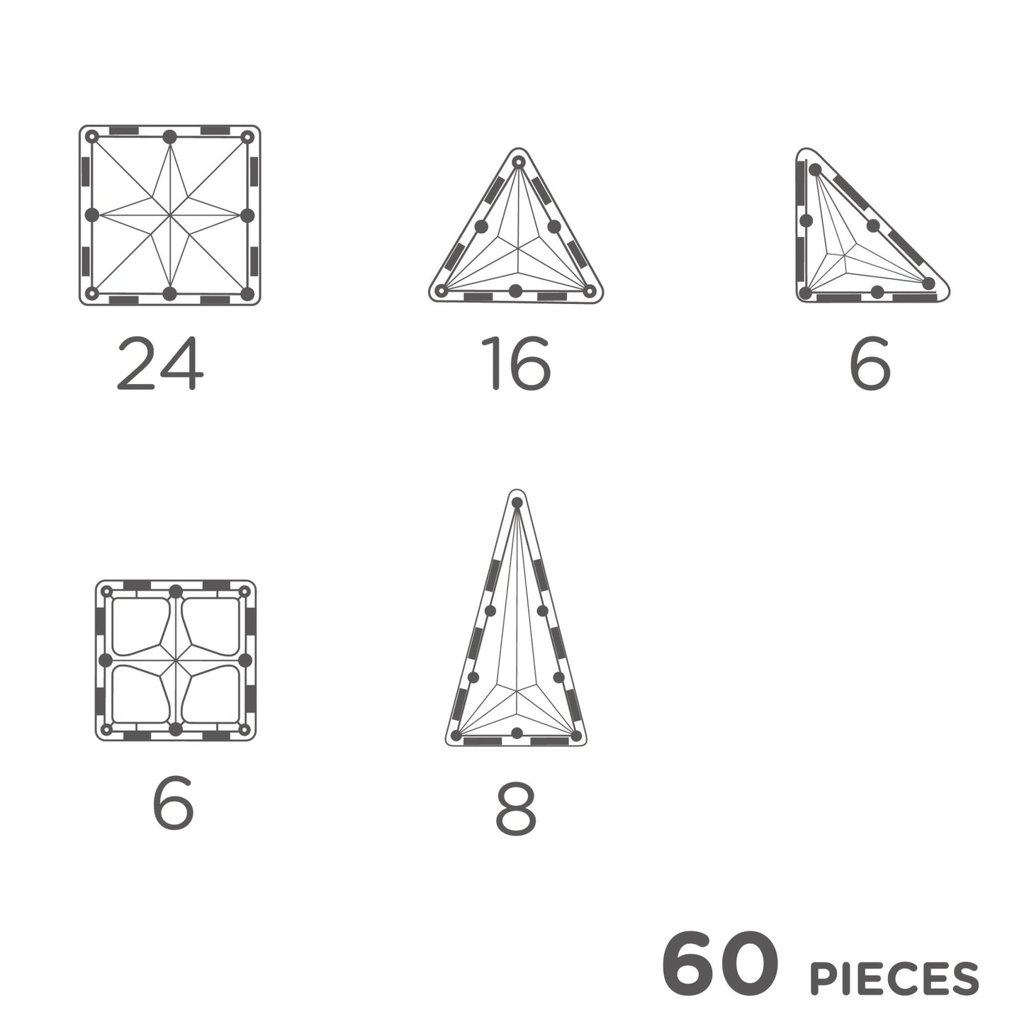CleverClixx - Original Intense Pack 60 Pieces