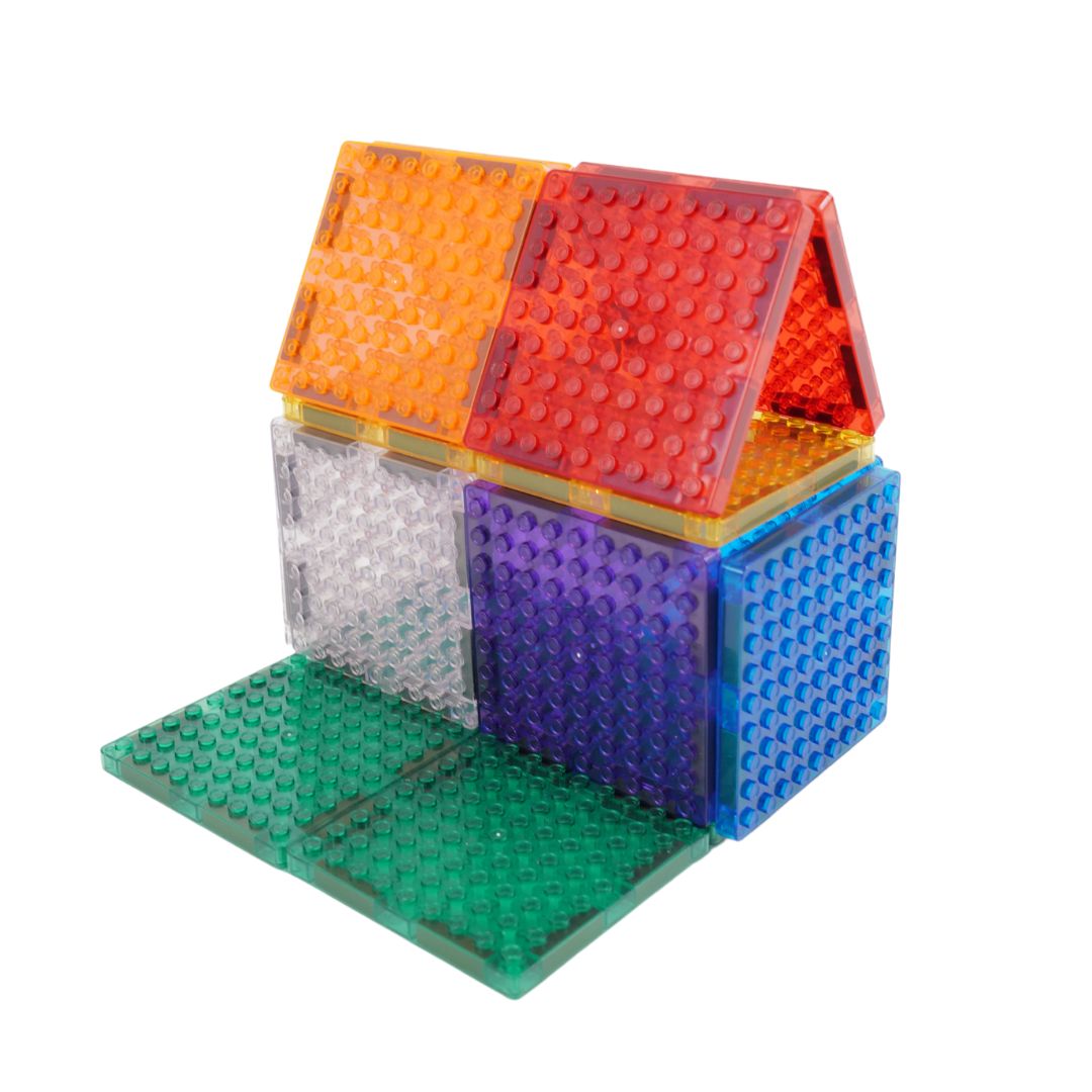 Cleverclixx Brick Tiles Pack Intense | 16 pieces