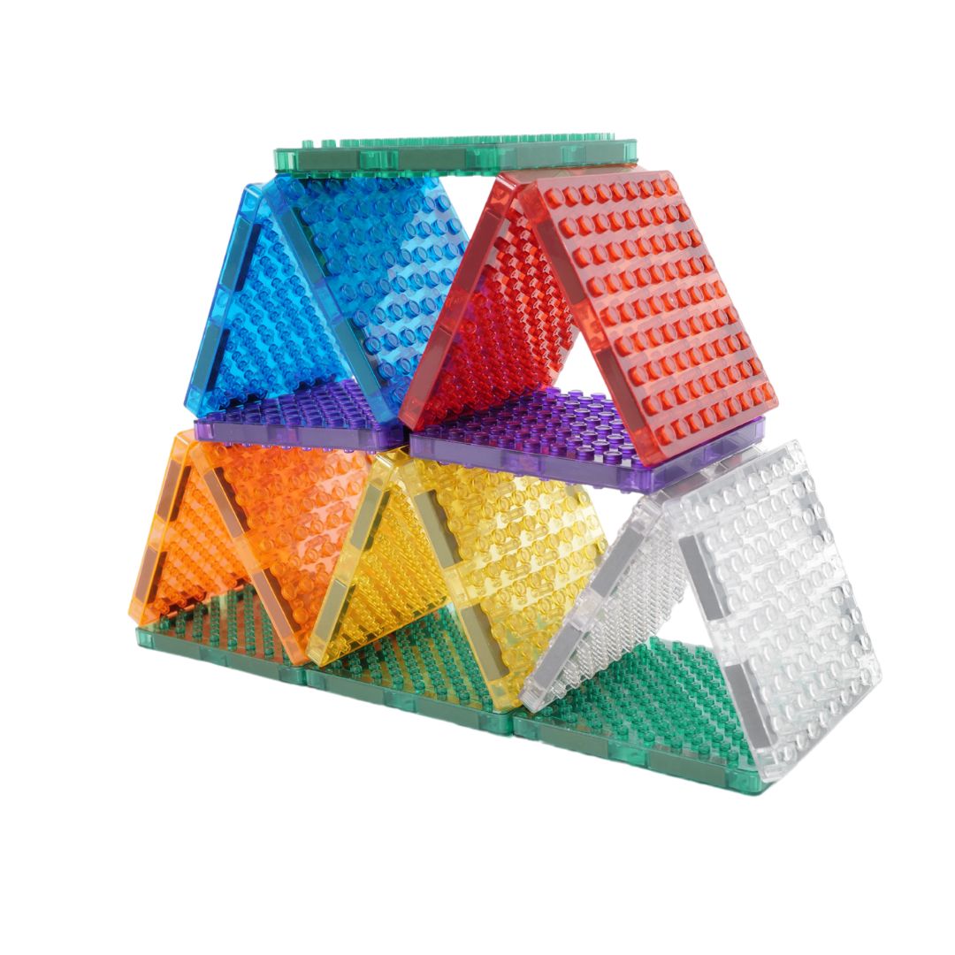Cleverclixx Brick Tiles Pack Intense | 16 pieces