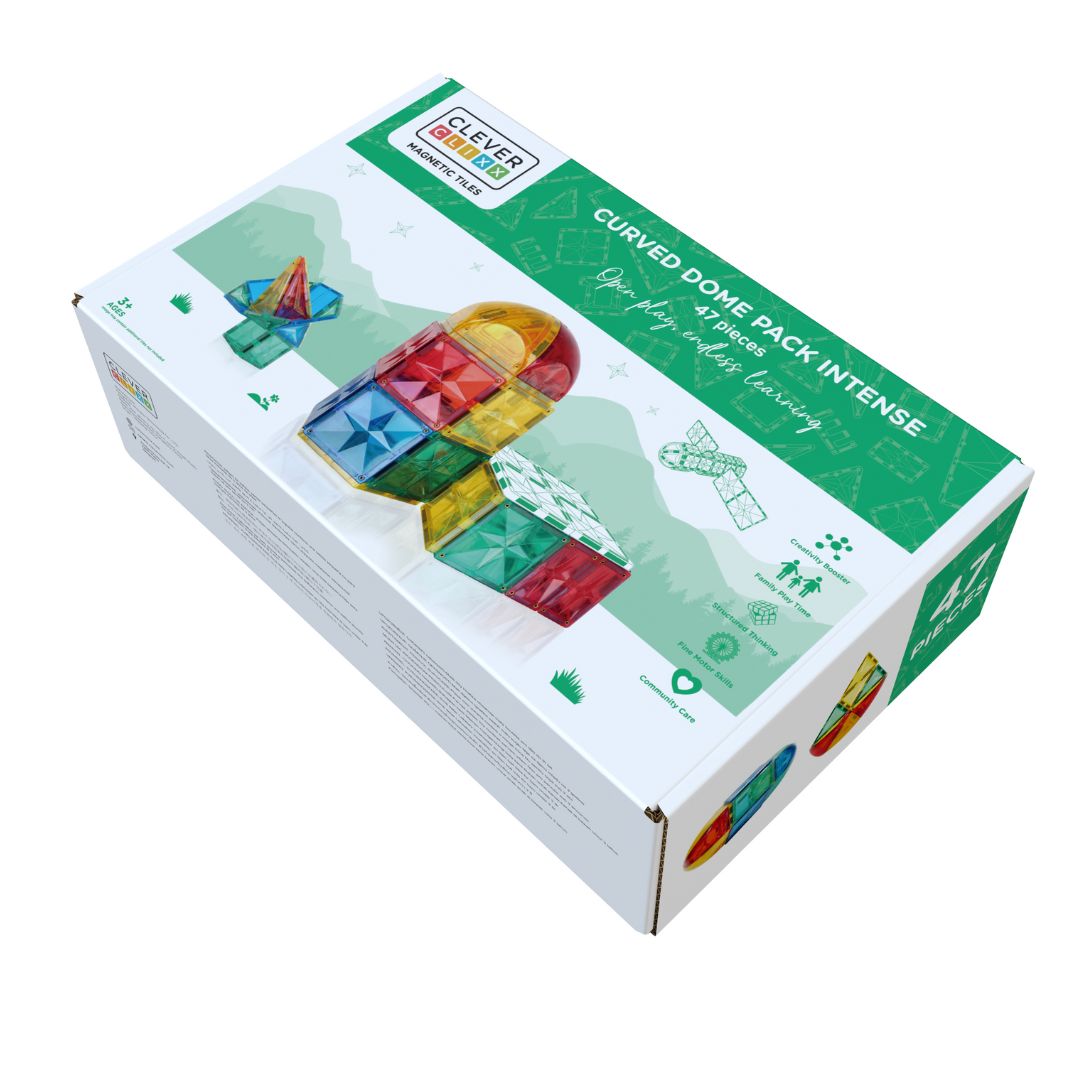 Cleverclixx Curved Dome Pack Intense | 47 pieces
