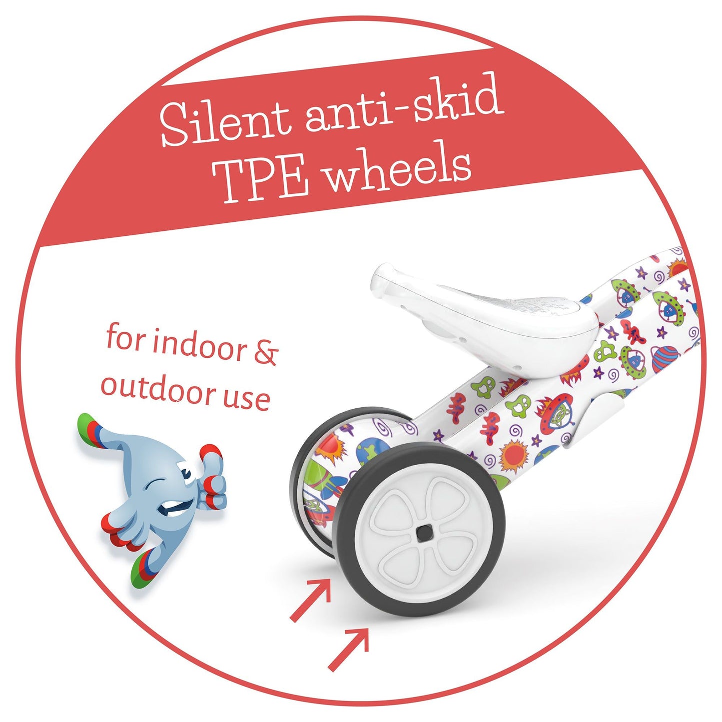 Chillafish BUNZI Trike Fad Monster anti skid wheels