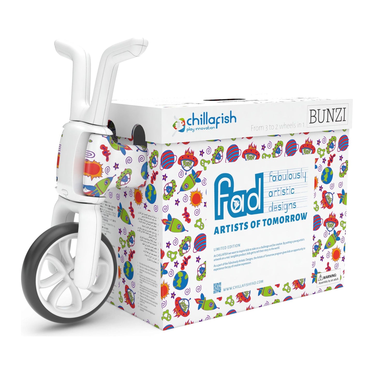 Chillafish BUNZI Trike Fad Monster in box
