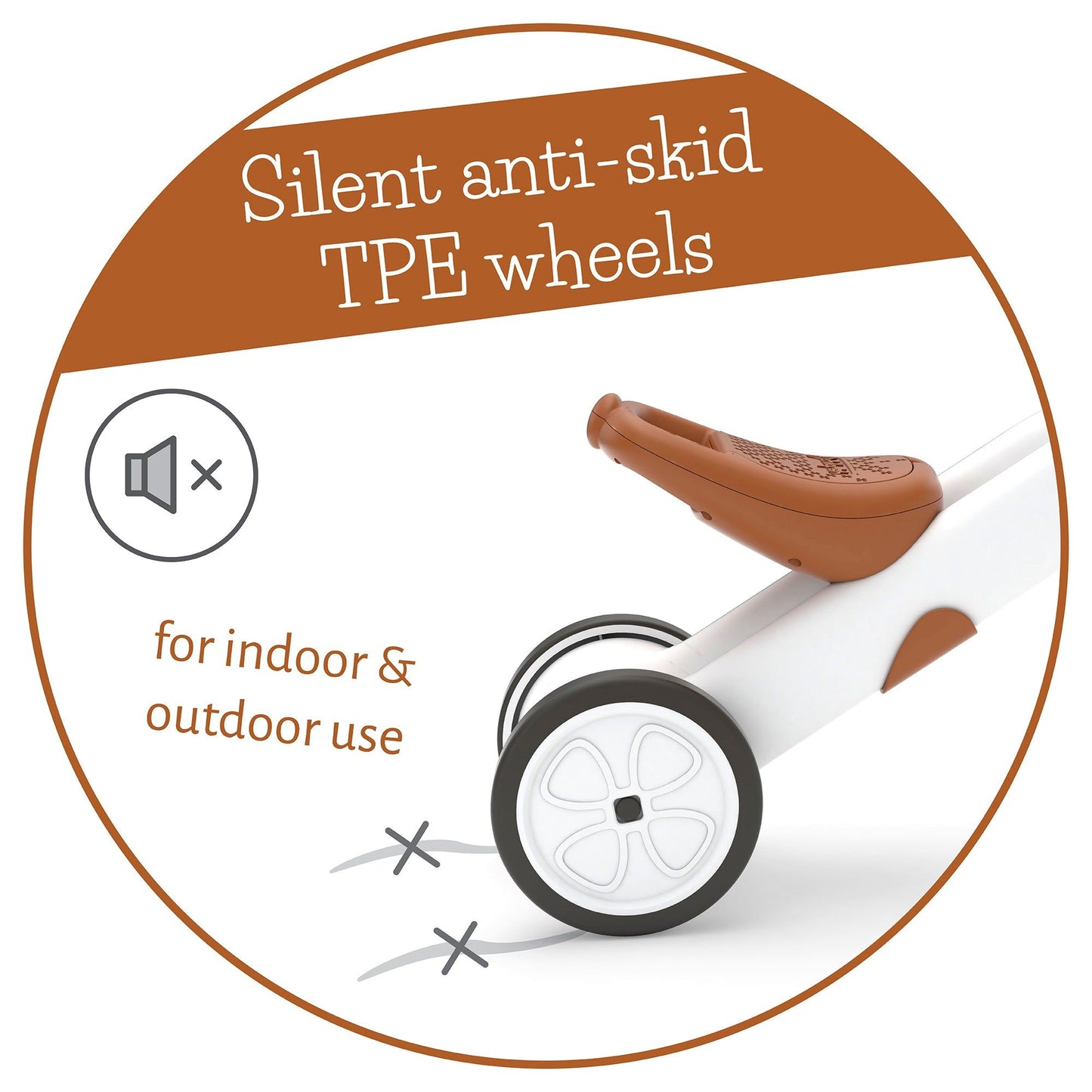 Chillafish BUNZI Trike Camel anti skid wheels