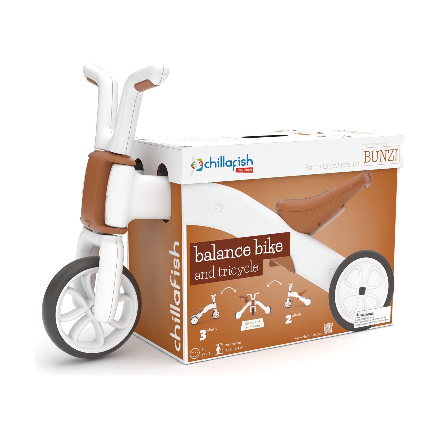 Chillafish BUNZI Trike Camel in box
