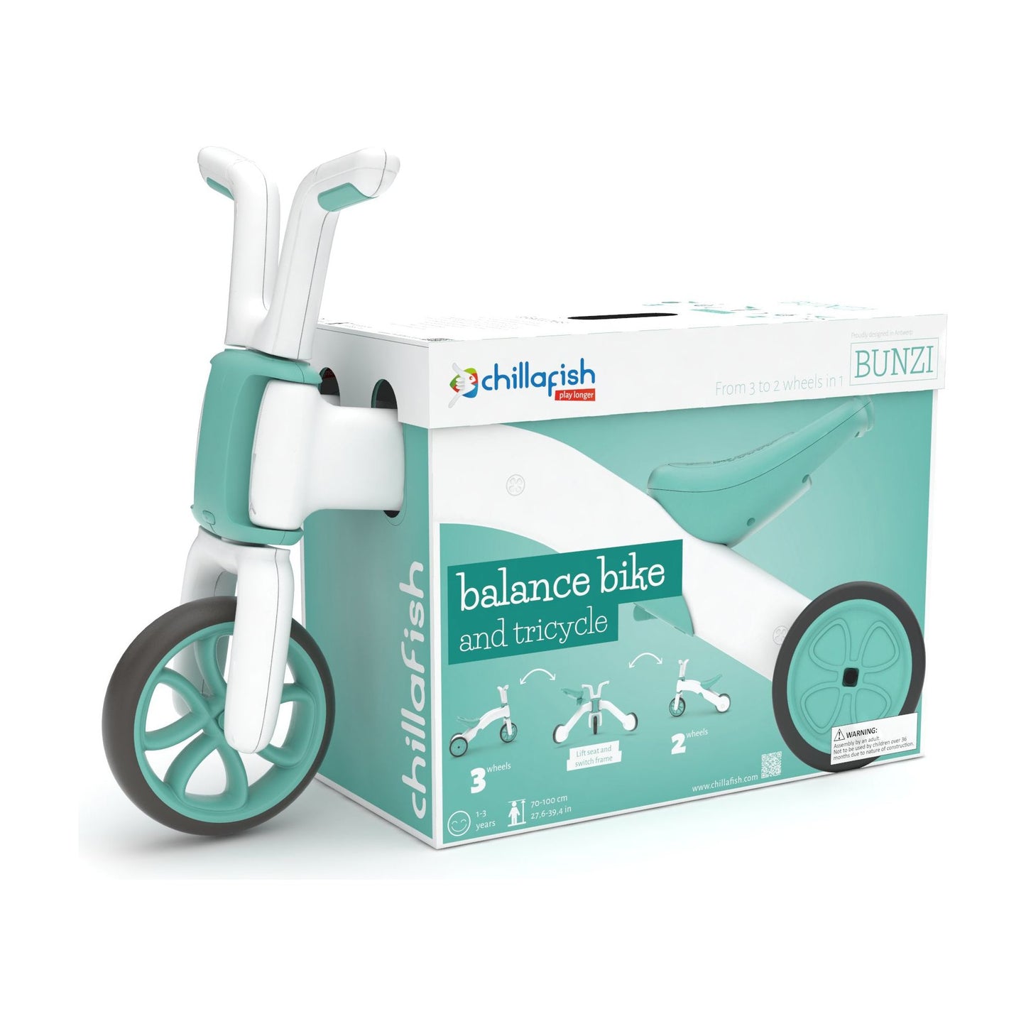 Chillafish BUNZI Trike Mint in box