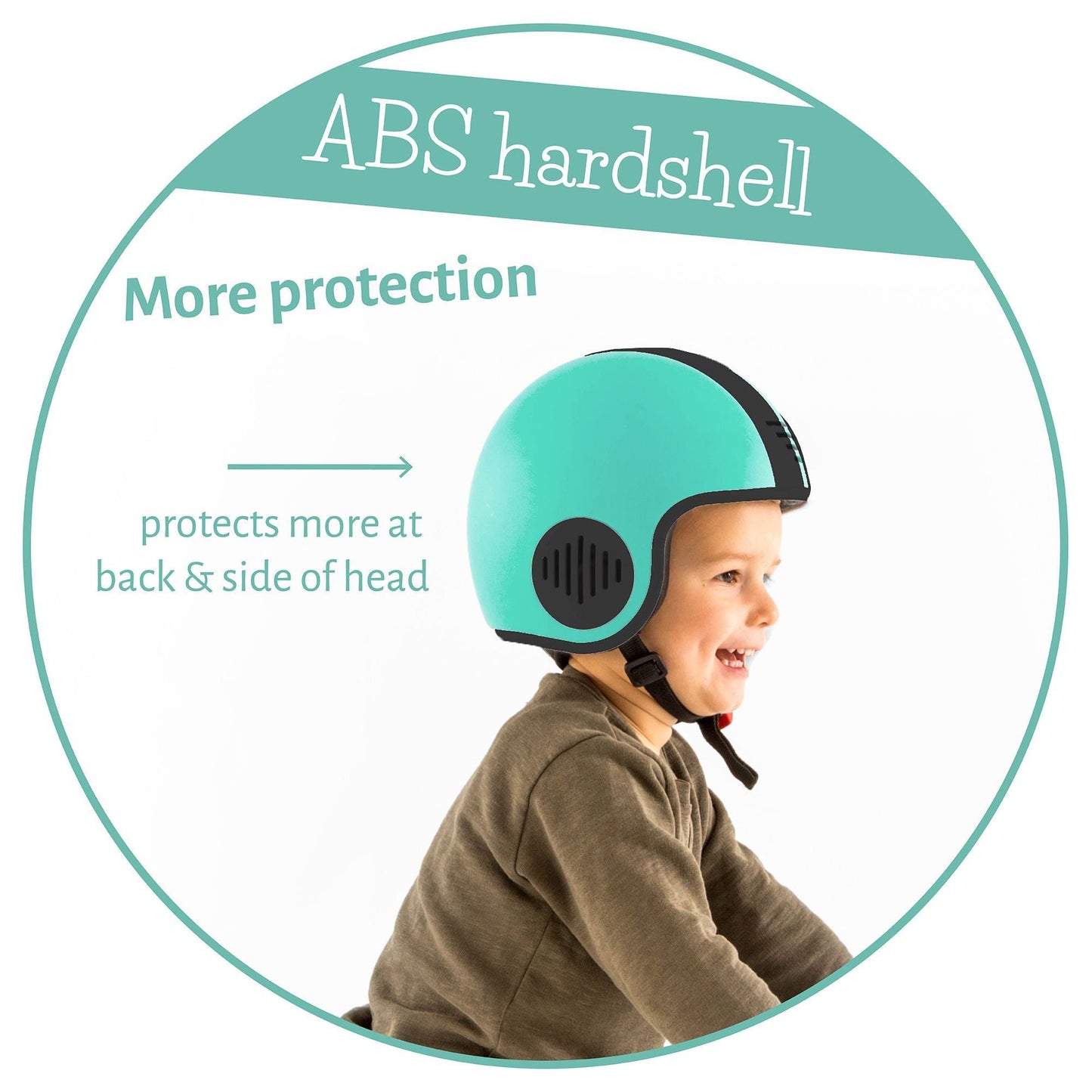 Chillafish Kids Helmet Bobbi XS Lime with ABS hardshell for more protection