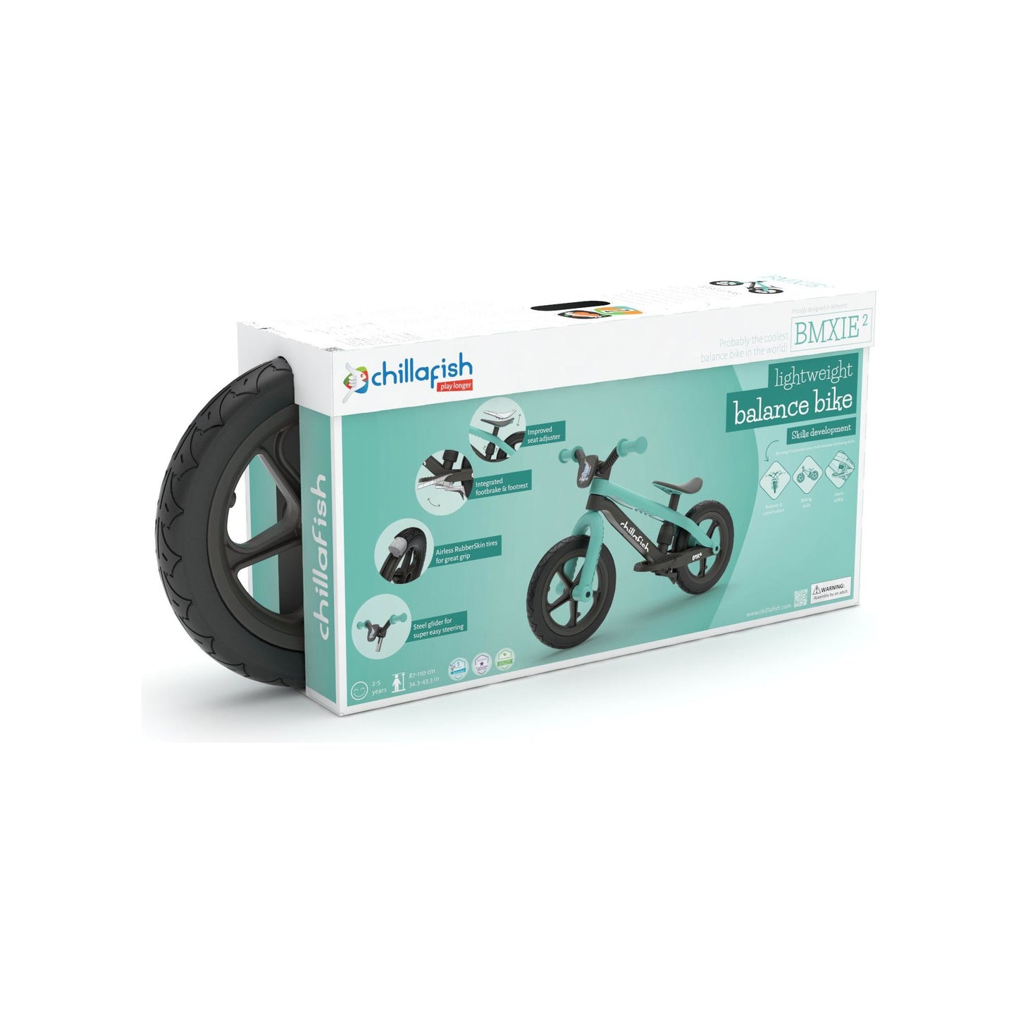 Chillafish BMXie Balance Bike Mint box